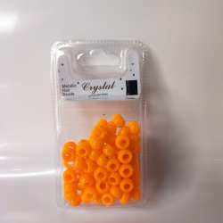 Perles de tresses Orange