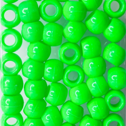 Perles de tresses Vert Fluo